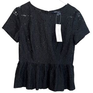 French connection women’s size 4 lace blouse NWT
